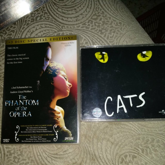 Vcd The Phantom Of The Opera N Cats Free The Phantom Of The Opera
