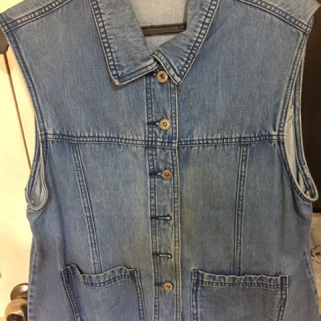 Vintage Maong Vest and Polo, Men's Fashion, Tops & Sets, Formal Shirts on Carousell