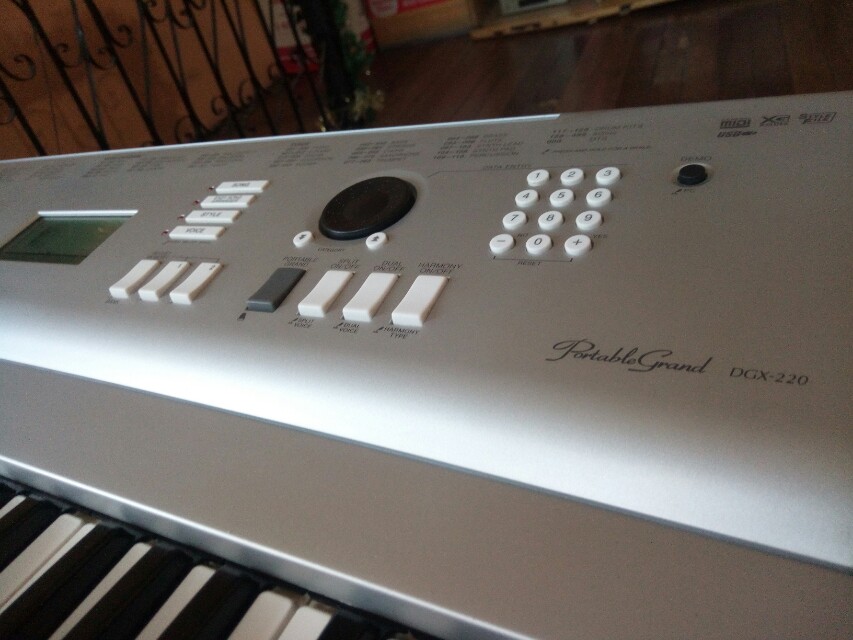 Yamaha DGX220 Portable Grand Keyboard, Hobbies & Toys, Music & Media