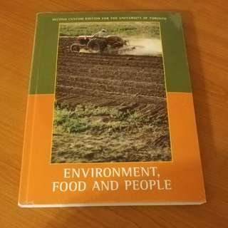 Environment food and people