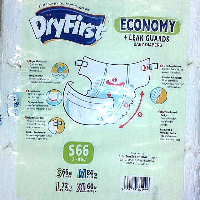 Quality Dryfast Diapers Economy Babies Kids Babies Apparel On Carousell