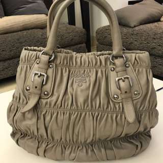 Prada grey crumple