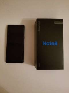 99% new Samsung note 8 black 256G