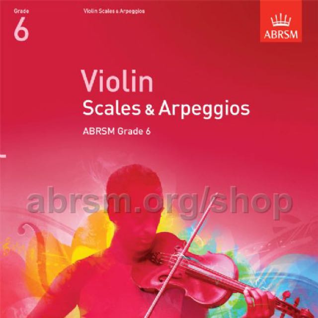 ABRSM violin scales and arpeggios Grade 6, Hobbies & Toys, Music