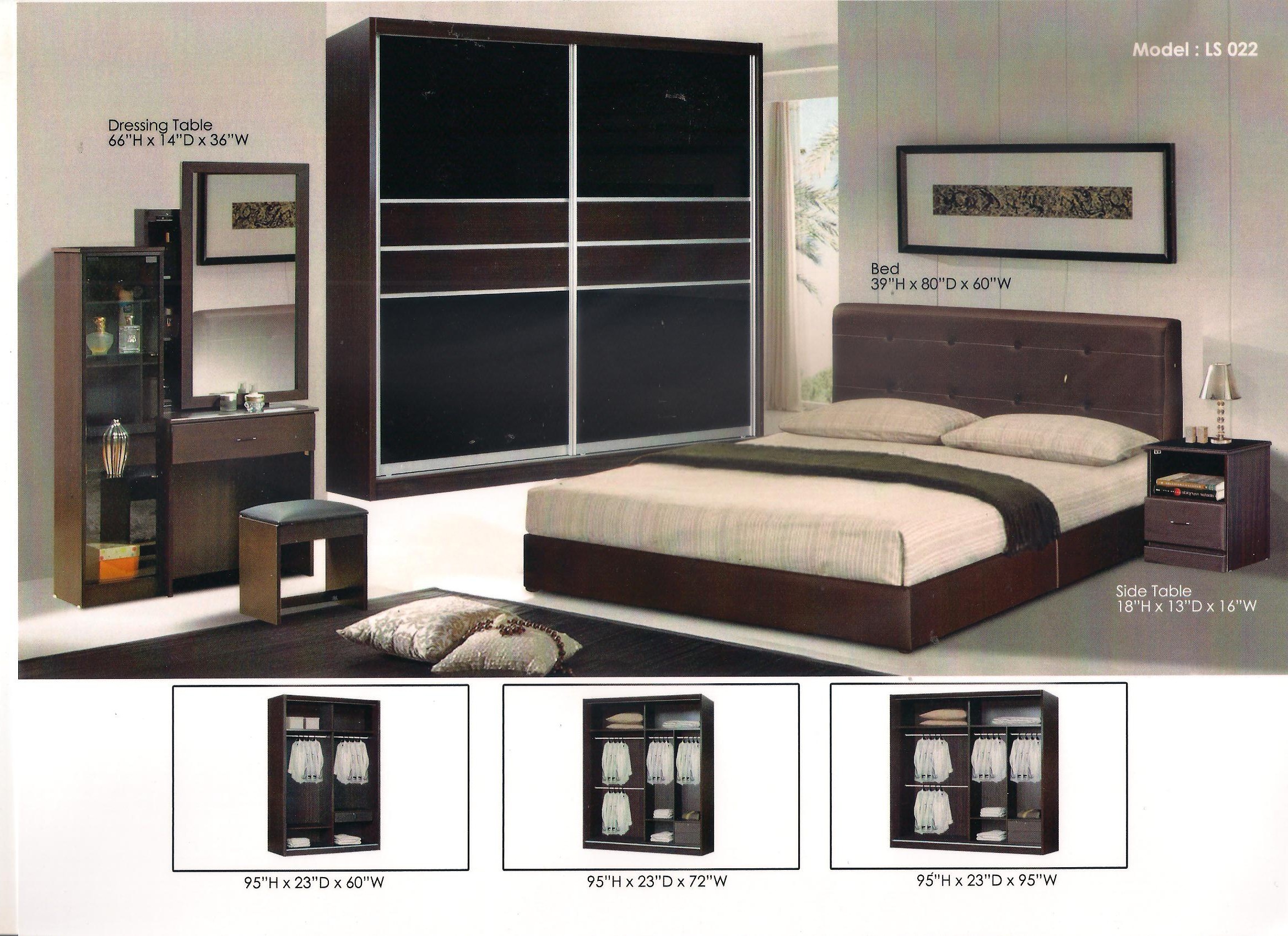 Ansuran Murah Bedroom Set Mewah Model Ls022 Home