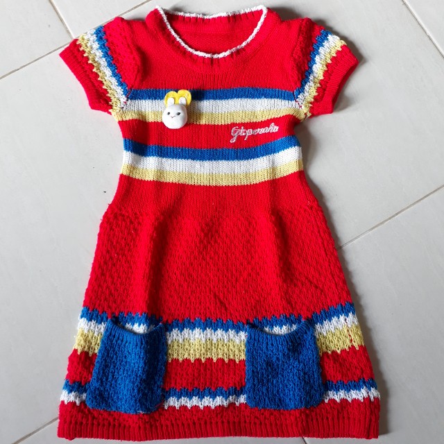56 Model Baju Rajutan Anak Gratis