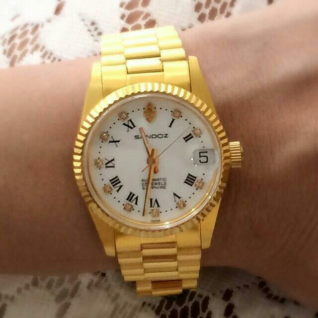 Sandoz gold cheap watch price