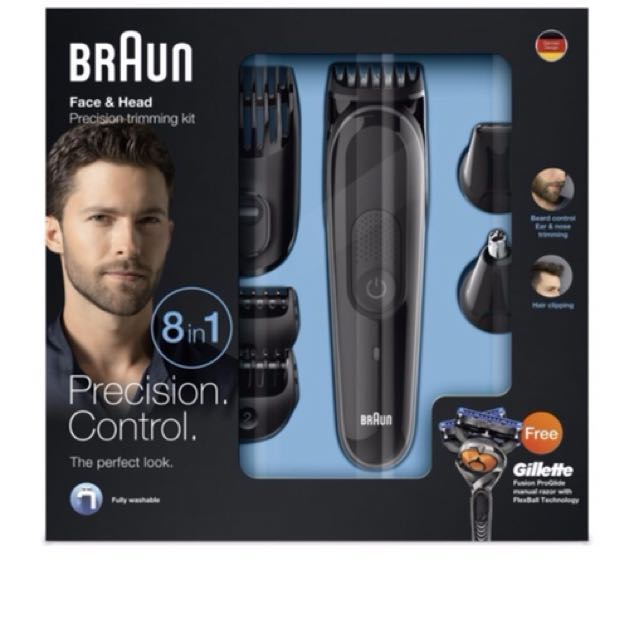 braun face head trimming kit 7 in 1
