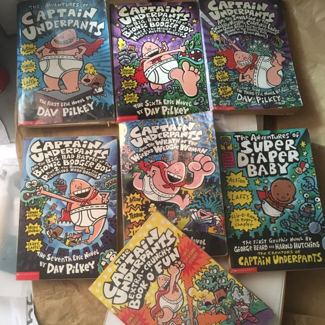 Captain underpants, Books & Stationery, Comics & Manga on Carousell