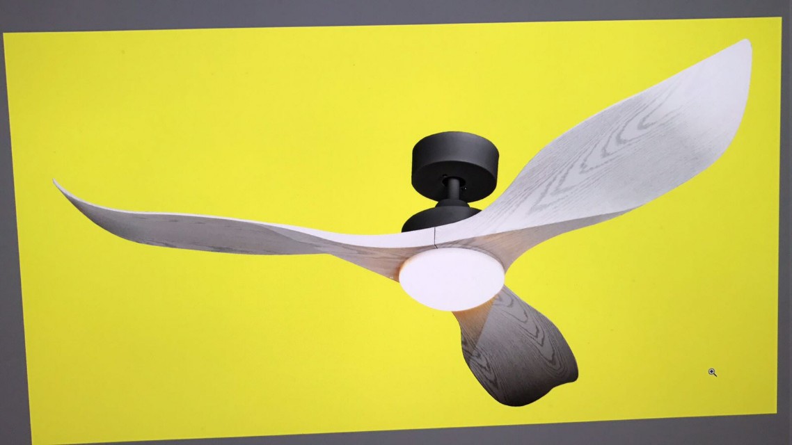 Ceiling Fan AMASCO WALE 52" DC MOTOR With INSTALLATION ON CONCRETE