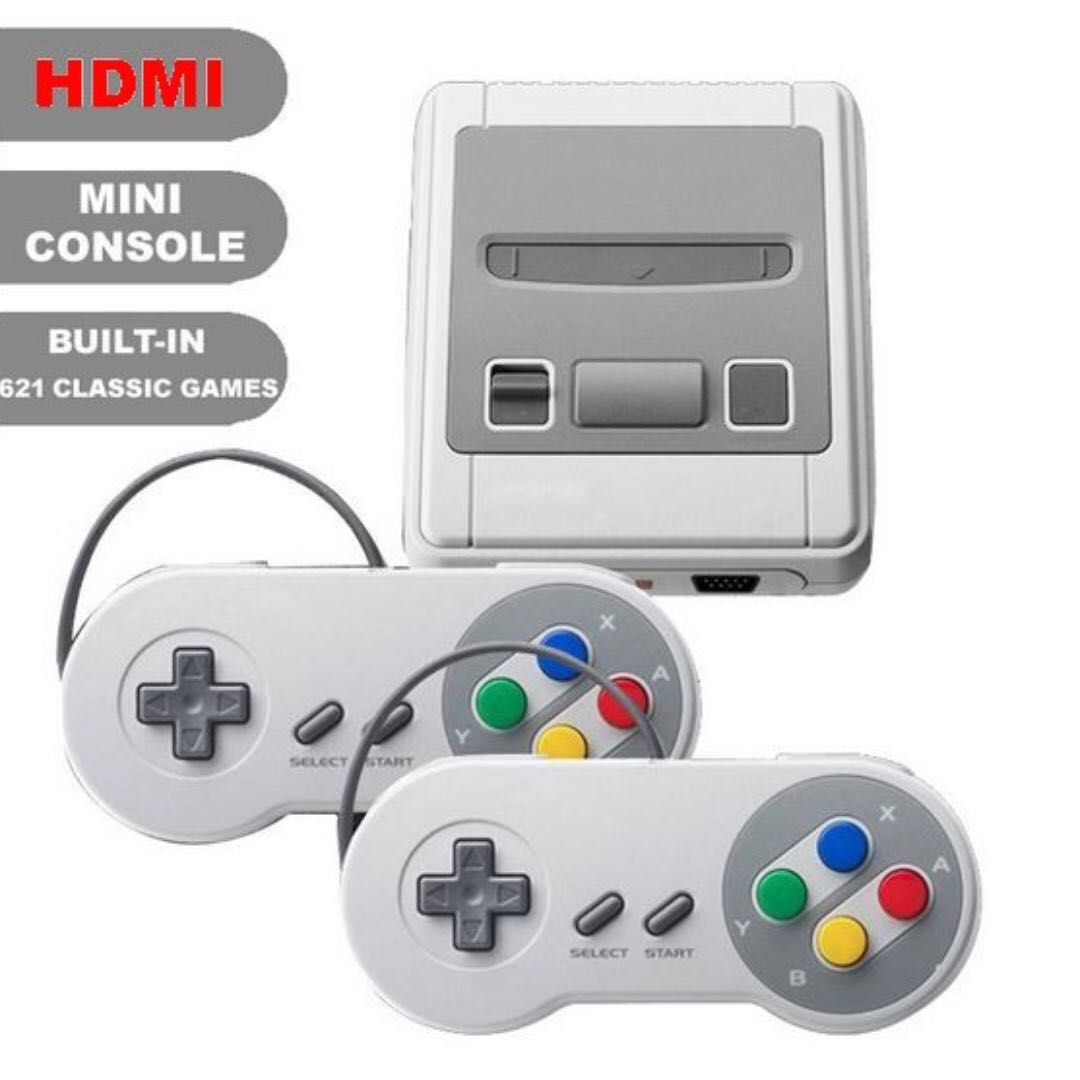 super nintendo console with built in games