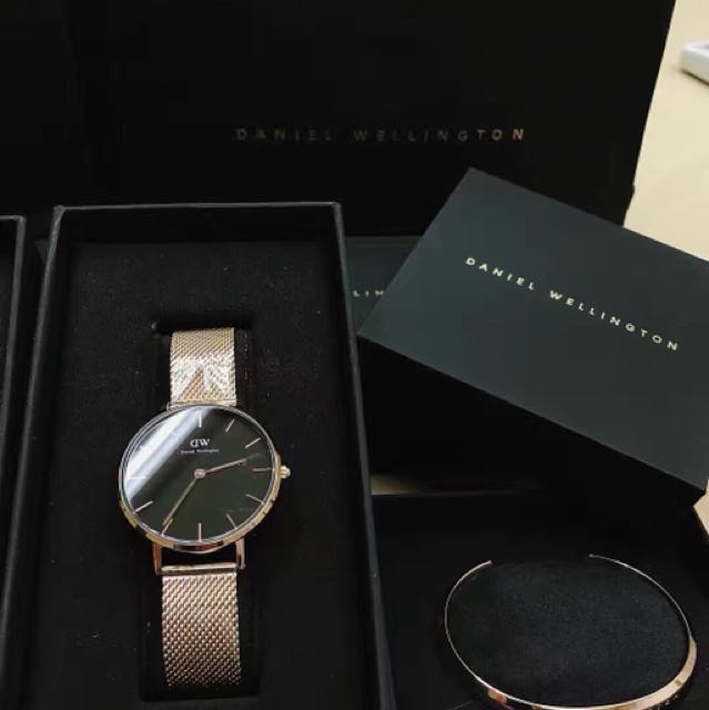 Dw watch and bracelet set shop