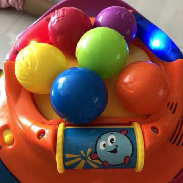 Fisher price stand up sales ballcano