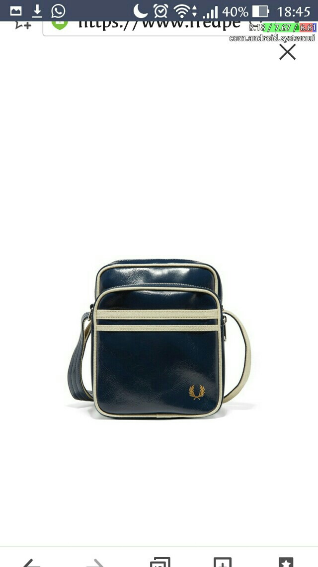 Fred perry top classic side bag