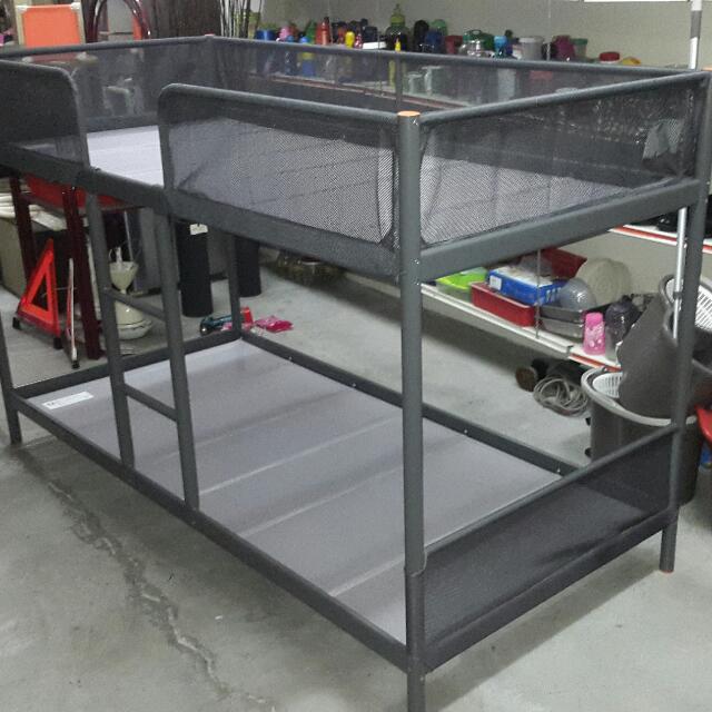Ikea Tuffing Bunk Bed Frame Double Decker Bed, Furniture & Home Living