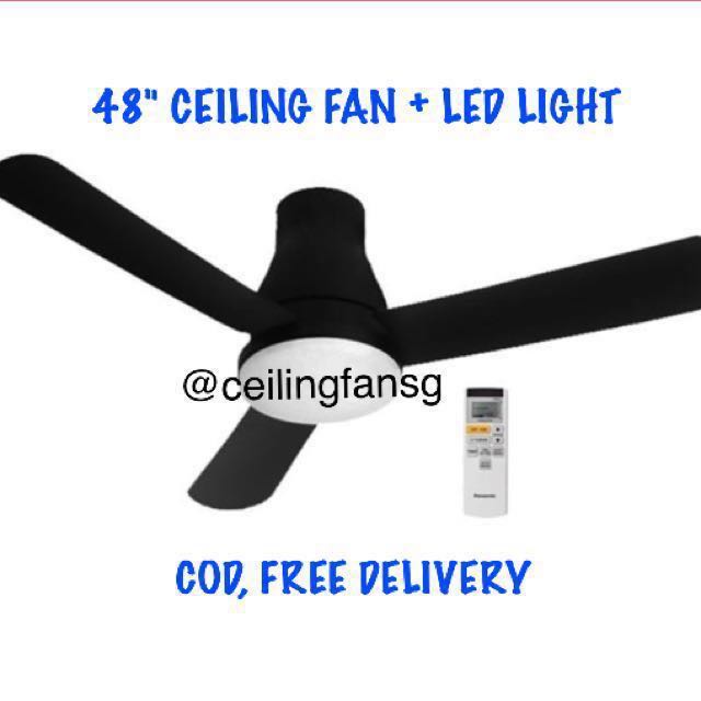 Kdk 3 Blades 48 Ceiling Fan With Led Light Led Lighting