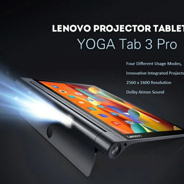 Lenovo Yoga Tab 3 Pro Projector Rival Ipad Pro Telepon Seluler Tablet Di Carousell