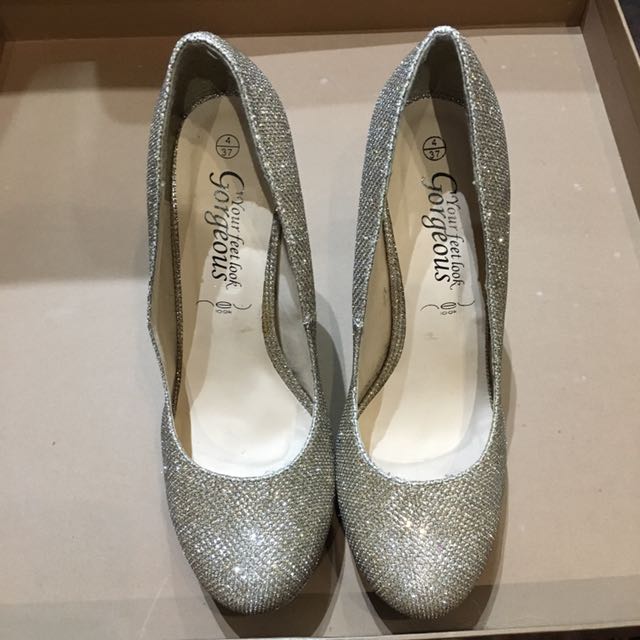 sparkly heels new look