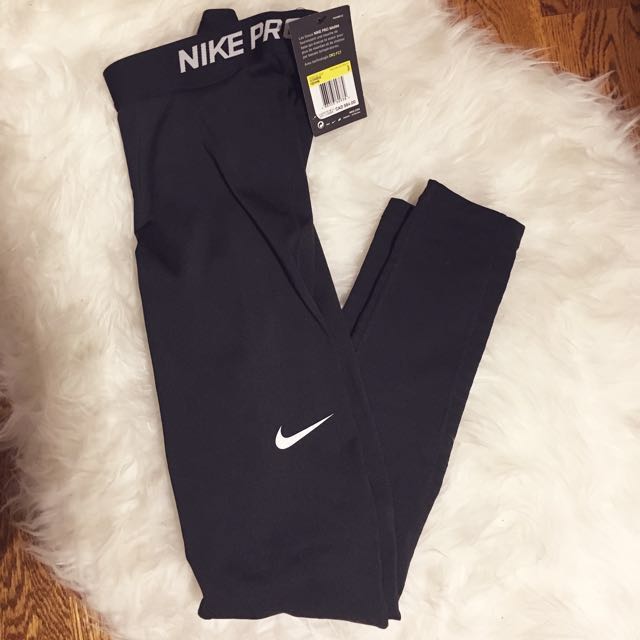 nike pro warm dri fit leggings