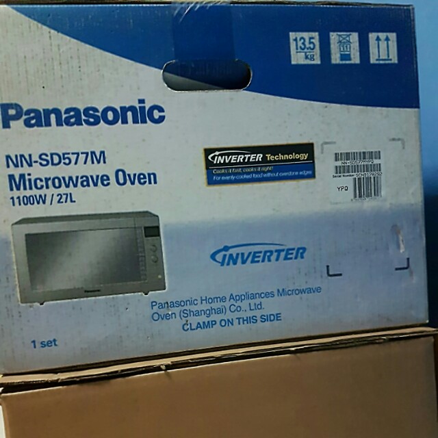 Panasonic 27L Inverter Microwave Oven, TV & Home Appliances, Kitchen