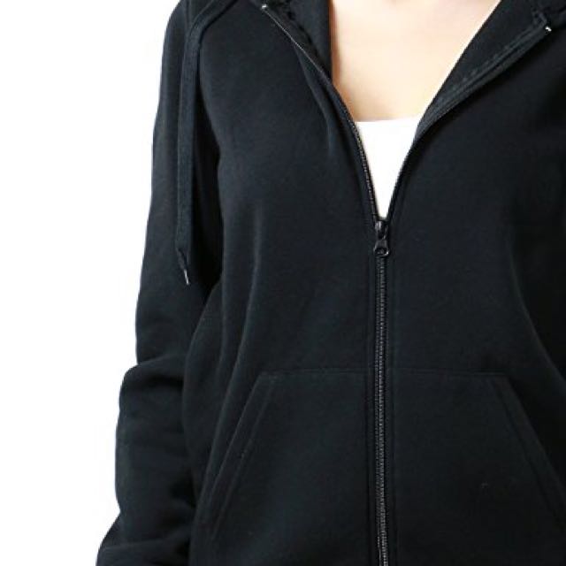 Plain black shop jacket womens
