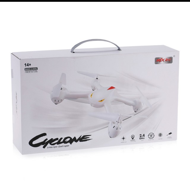 READY STOCK Eachine Mjx cyclone x708 Drone Headless Mode 2.4G 4CH 6 Axis LED RC Quadcopter RTF