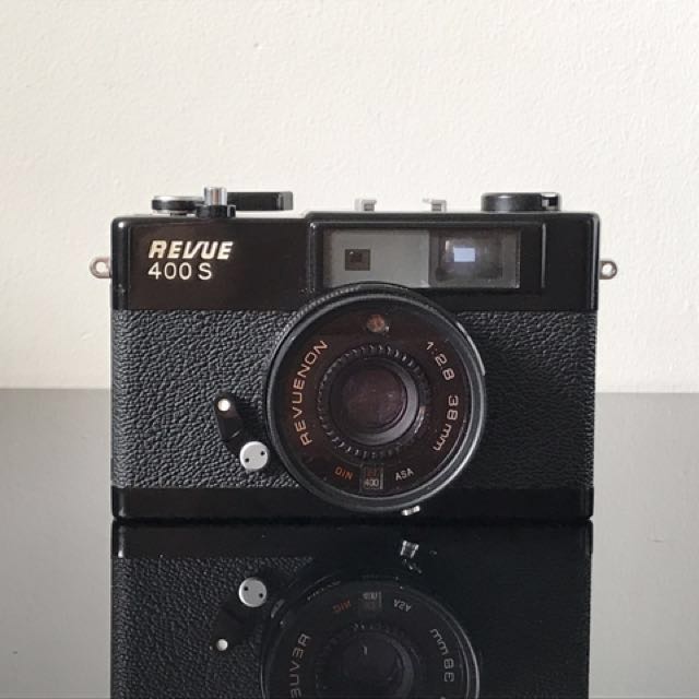 Revue 400 S Revue Avec Revuenon 2.8/38mm Objectif + Bon (256229