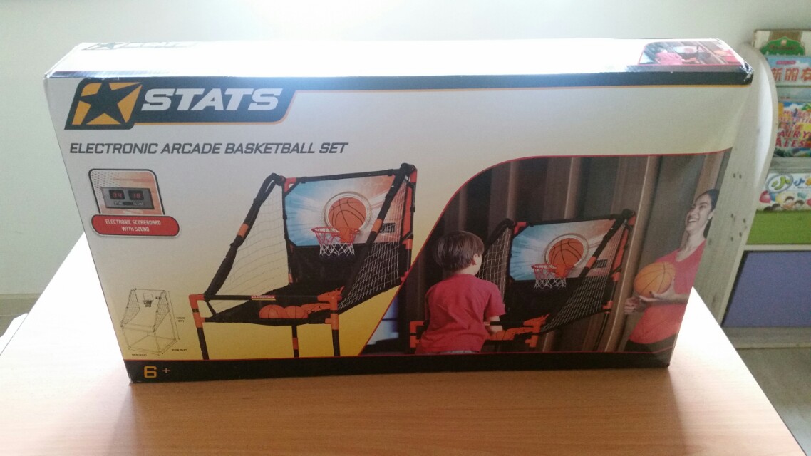 Super Sales Stats Electronic Arcade Basketball Set Toys Games Others On Carousell