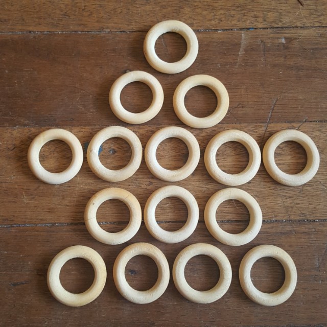 wooden rings craft supplies