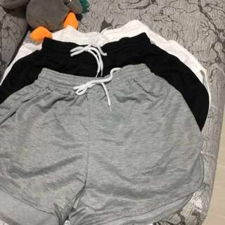Runners shorts -2nd restock  (White / Grey / Black) free mailing
