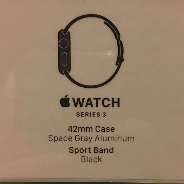 42mm Apple Watch Series 3 unopened warranty valid till Dec 2018