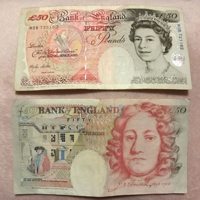 50 pound old note, Hobbies & Toys, Memorabilia & Collectibles, Currency