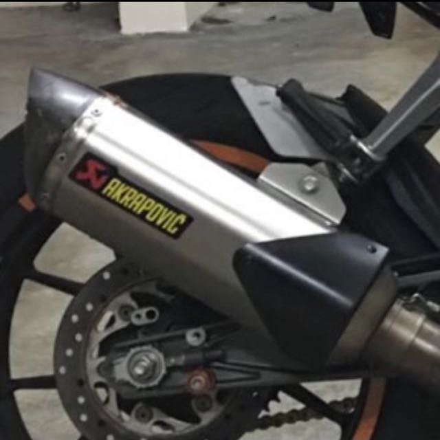 Akrapovic Exhaust Pipe For Ktm Duke 200 Motorcycles Motorcycle