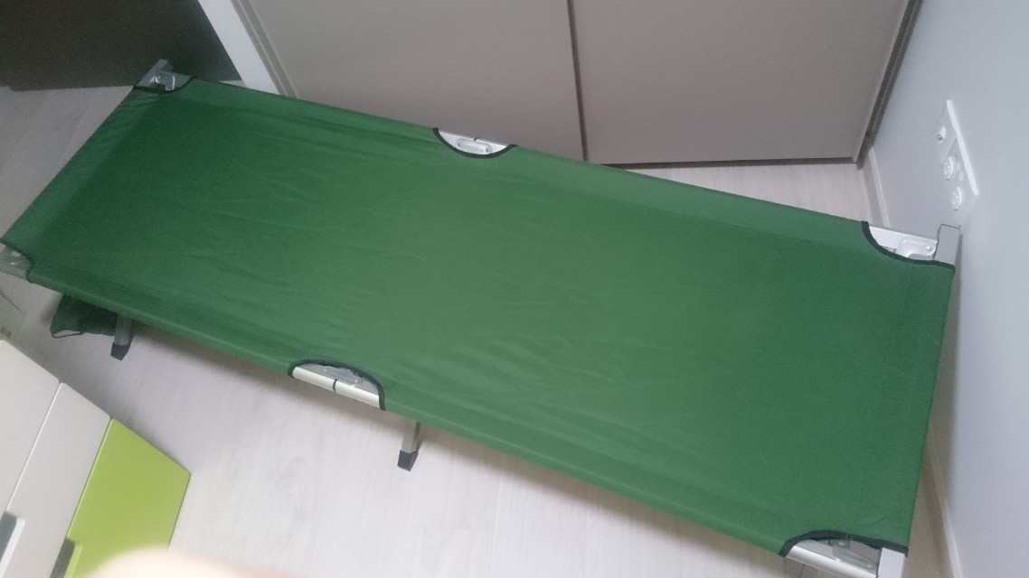 Army foldable bed, Sports Equipment, Hiking & Camping on Carousell