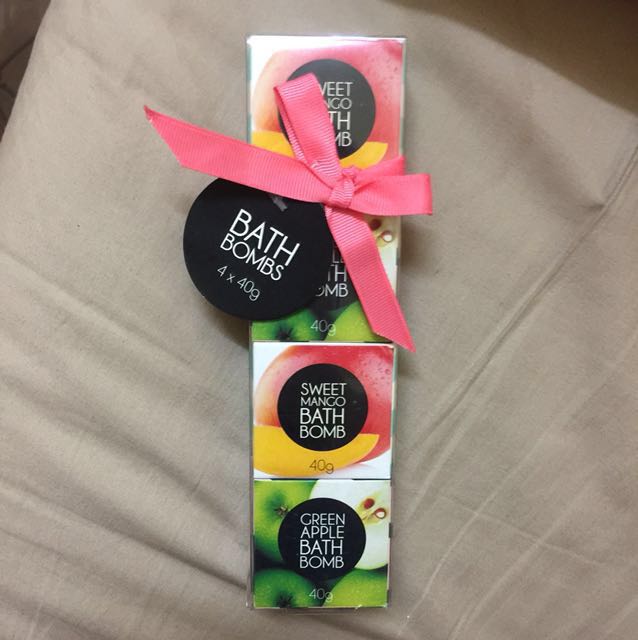 Australia KMart Bath Bombs gift set, Beauty & Personal Care, Bath