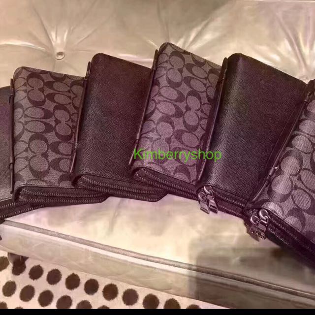 Coach wallet discount real vs fake