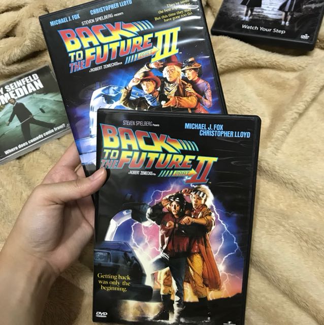 Back to The Future II and III original dvds (Category: CDs & DVDs) located in Quezon City. Submitted by preloved.by.pam (Listing ID 148035037, Image 1). Description: both in 10/10 condition.