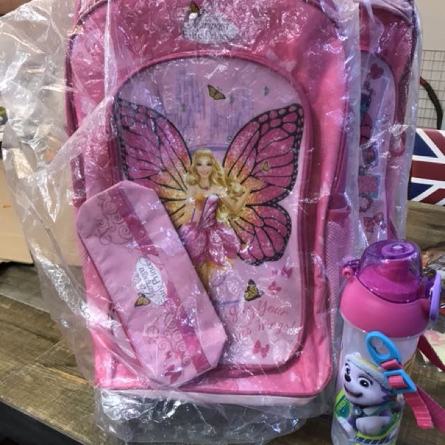 barbie doll bag school bag