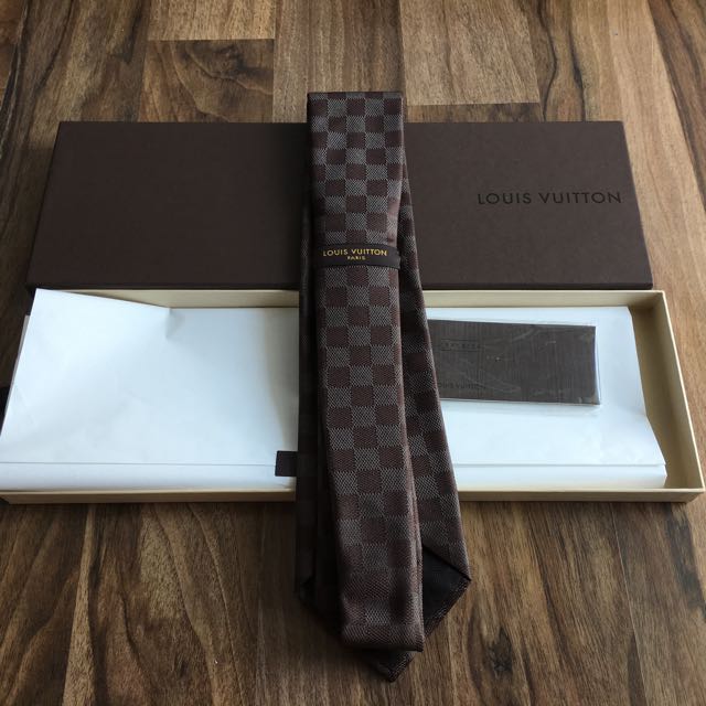 BNIB Authentic Louis Vuitton Men Tie, Men's Fashion, Watches