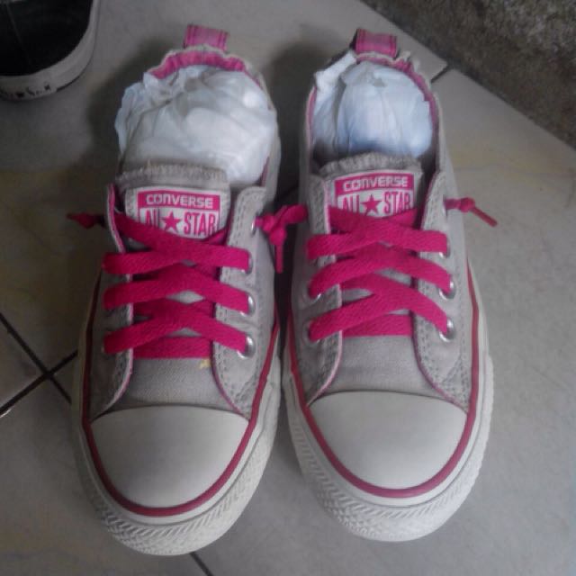 converse slip on pink