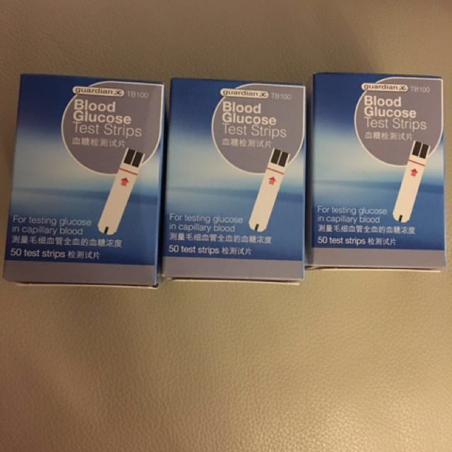For Diabetic Check Guardian Blood Glucose Test Strips On Carousell