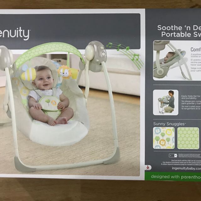 ingenuity baby swing soothe and delight