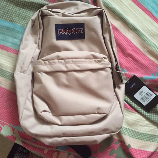 jansport field tan backpack