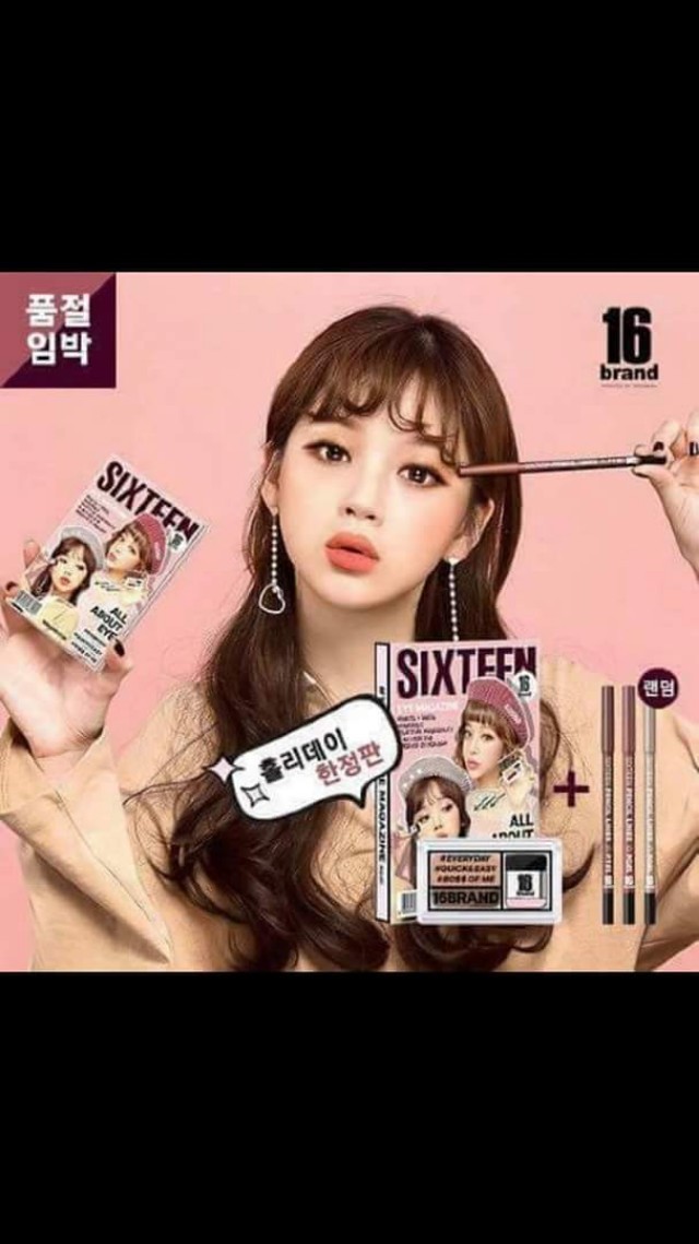 Korea 16brand Brand 16 Eye Makeup Magazine Lazy Double Color