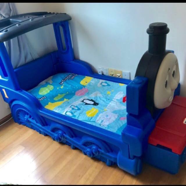 Little tikes thomas bed mattress size on sale