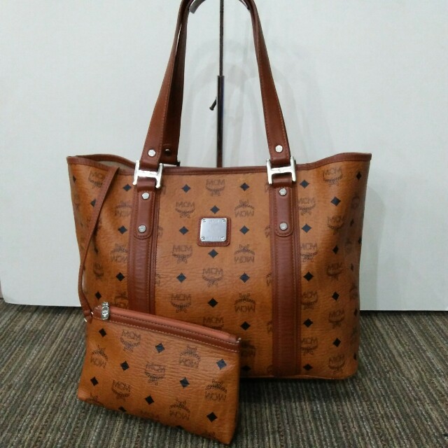 Authentic MCM tote neverfull, Luxury, Bags & Wallets on Carousell