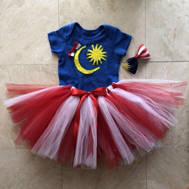  Merdeka  full costume for girls Babies Kids Girls 