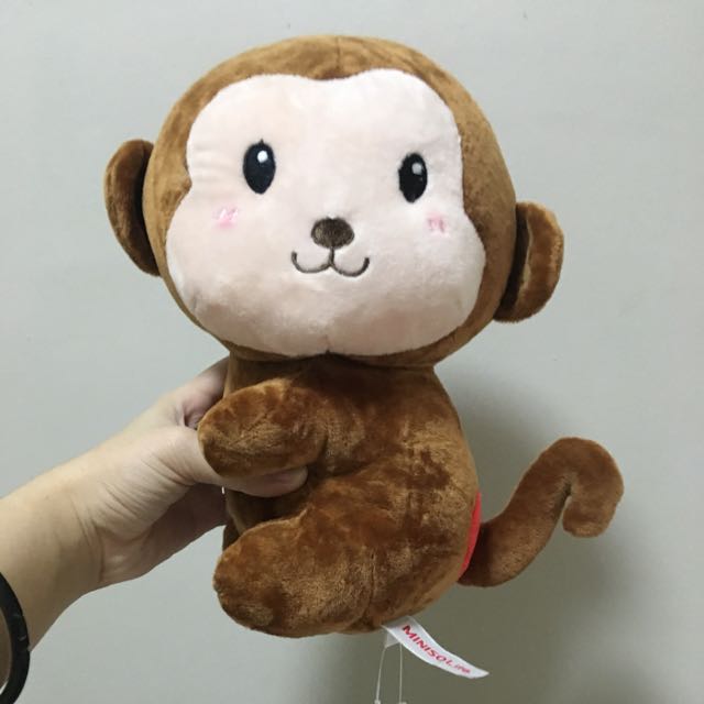 miniso monkey plush