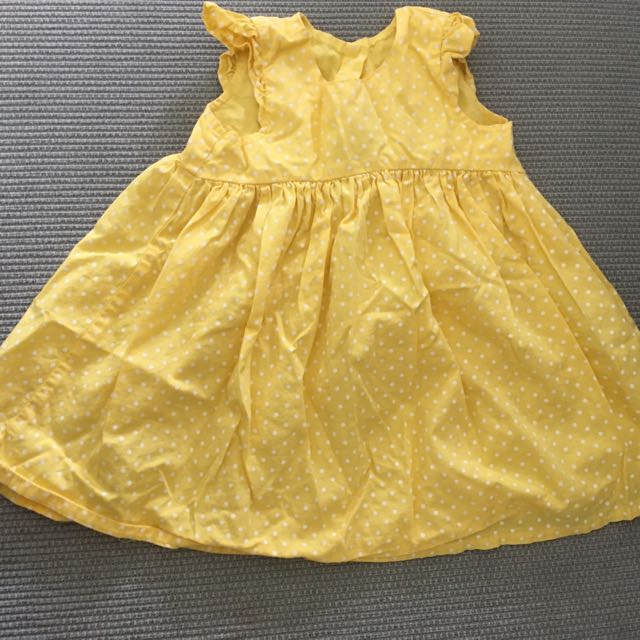 mothercare yellow dress