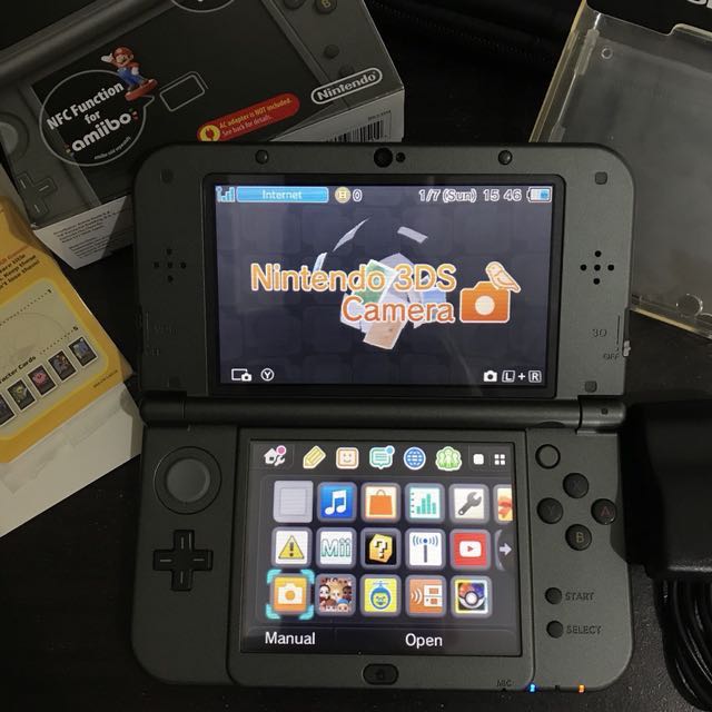 Nintendo New 3DS XL Metallic Black, Video Gaming, Video Game 